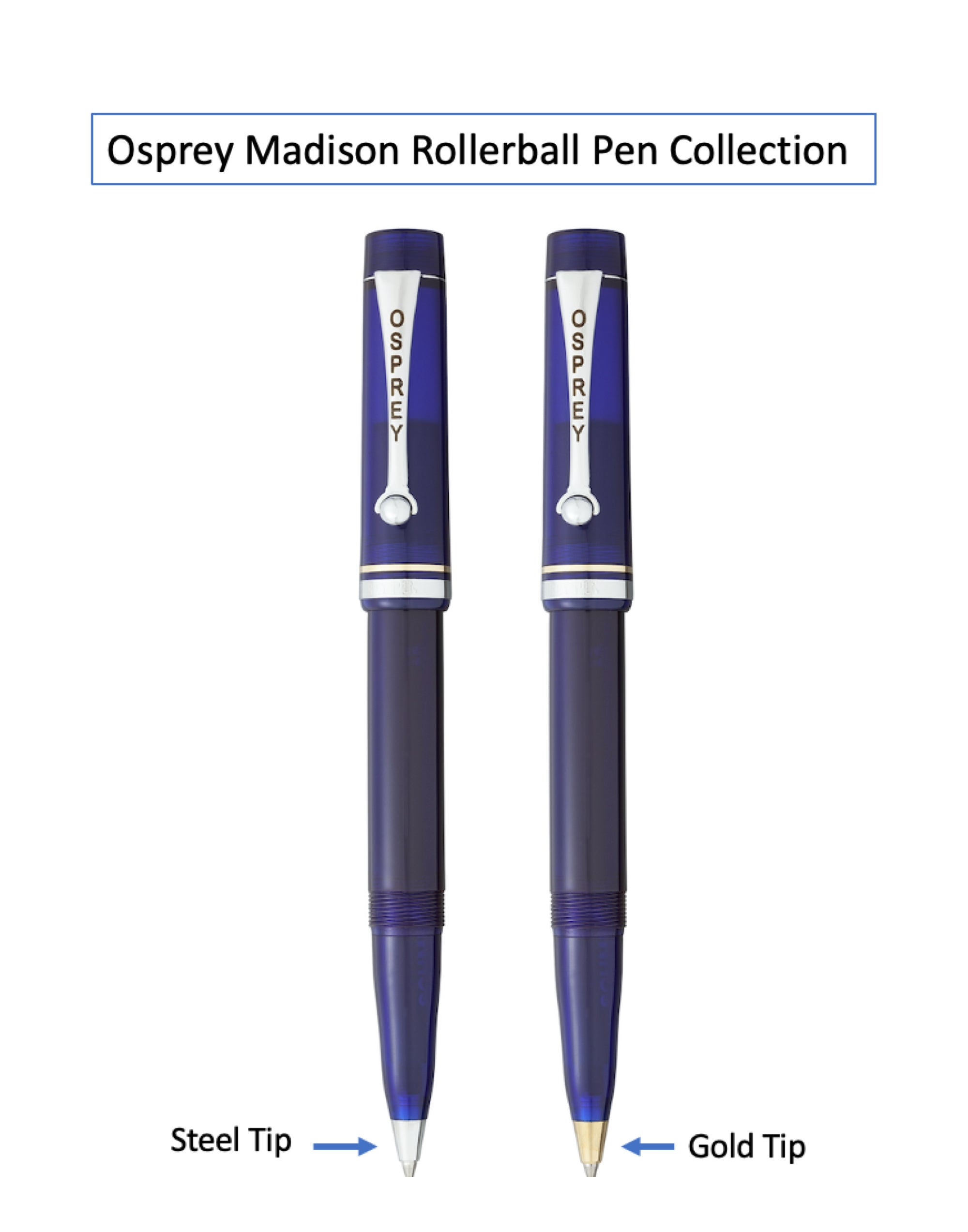 Rollerball pen store tip